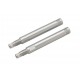Pack de 2 extensiónes de válvula Presta. Acero 30mm