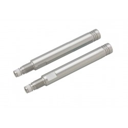 Pack de 2 extensiónes de válvula Presta. Acero 30mm