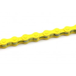 Cadena KMC BMX S1 112 Pasos Color amarillo