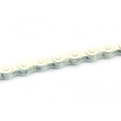 Cadena KMC BMX S1 112 Pasos Color blanco