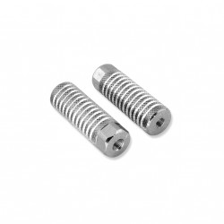Jgo. reposapies bici 24Tx26T. Plata