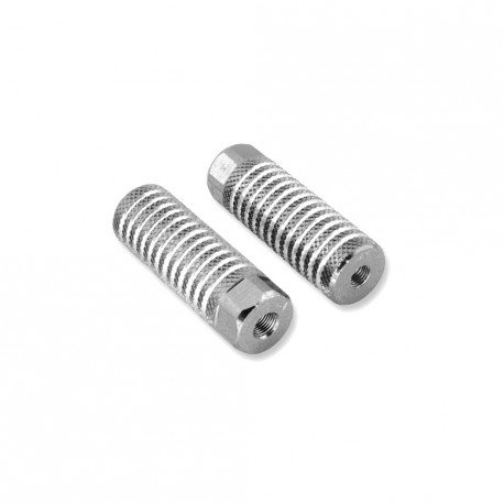 Jgo. reposapies bici 24Tx26T. Plata