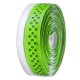 Cinta de manillar VELO PU agujereada verde/blanco