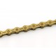Cadena KMC X-10EL 114 Pasos Index 10V (5.88mm) Color oro