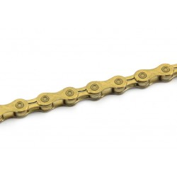 Cadena KMC X-10L 112 Pasos Index 10V (5.88mm) Color oro
