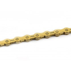 Cadena KMC X-11L 112 Pasos Index 11V (5.5mm) Color oro