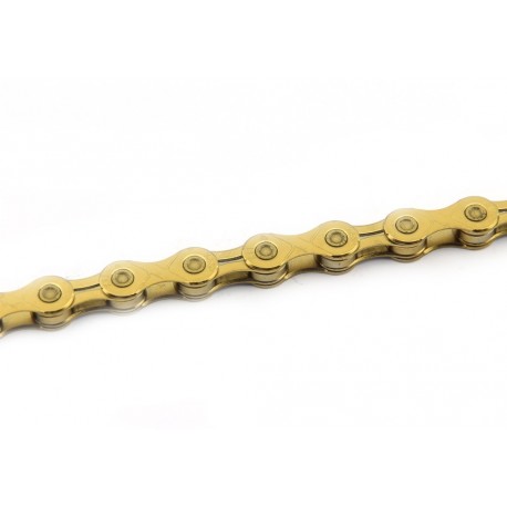 Cadena KMC X-11L 112 Pasos Index 11V (5.5mm) Color oro