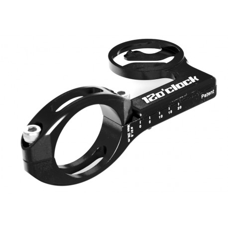 Soporte avanzado para dispositivos Garmin 12o´clock CNC anodizado negro