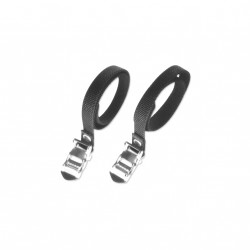 Par correas calapi+ BTT nylãn. Negro
