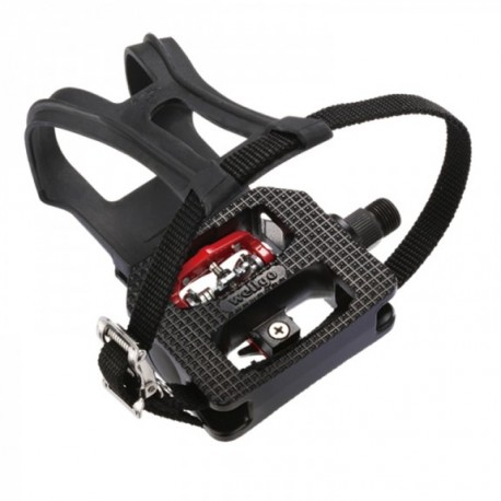 Par Pedales gimnasio mixto Auto/Plataforma/Calapie Wellgo WPDE003B