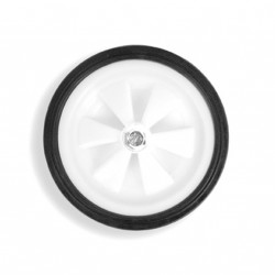 Rueda estabiciclo con goma. D:120 mm.