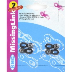 Enganche Cadena KMC 7/8V (7.3mm) X8/Z8/Z6 y Shimano UG/HG (Blister 2uds)