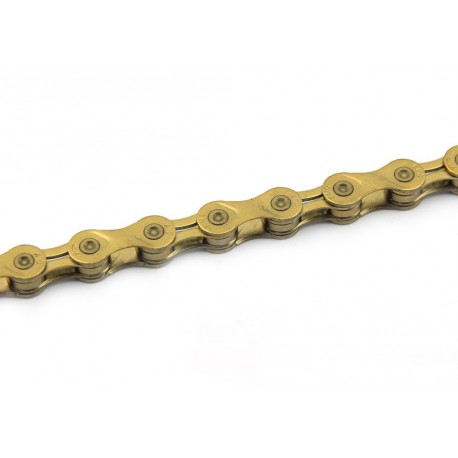 Cadena KMC X-9L 116 Pasos Index 9V (6.6 mm) Color oro
