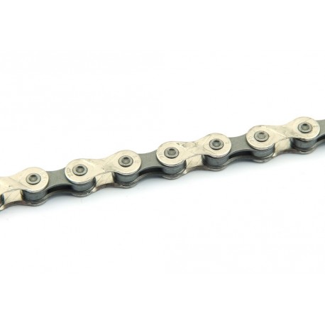 Cadena KMC X8-93 116 Pasos Index 8V Color cromo/gris