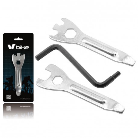Juego llaves desmontables bici