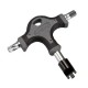 Llave T. T40-Allen 6mm. + Llave plato Super B - REF TB-TH20