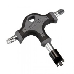 Llave T. T40-Allen 6mm. + Llave plato Super B - REF TB-TH20