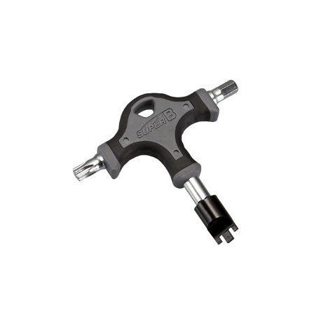 Llave T. T40-Allen 6mm. + Llave plato Super B - REF TB-TH20