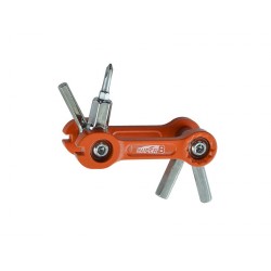 Multiherramienta plegable 6 en 1. Naranja
