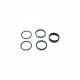 Jgo arandelas supl. A-HEAD 25.4 mm.Negro