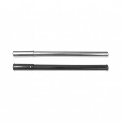 Inflador metalico con racor mixto. Cromo