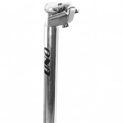 Tija sillin BTT Aluminio 26 mm. Plata