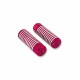 Jgo. reposapies bici 24Tx26T. Rojo