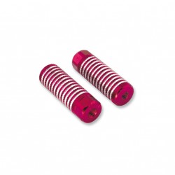 Jgo. reposapies bici 24Tx26T. Rojo