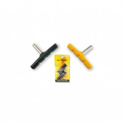 Jgo 4 zapatas esparrago rectas.Amarillo