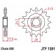 Piñon JT 1381 de acero con 15 dientes
