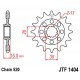Piñon JT 1404 de acero con 16 dientes