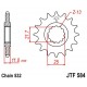 Piñón JT 584 de acero con 15 dientes