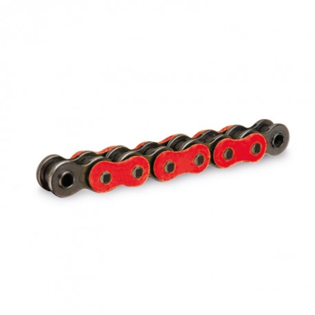 Cadena RK FR530XSOZ1 con 112 eslabones rojo fluor