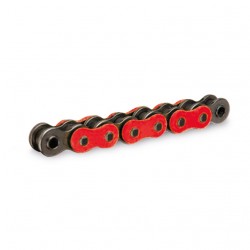 Cadena RK FR530XSOZ1 con 118 eslabones rojo fluor