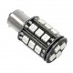 Lámpara LED BAU15s 22 leds 12V ámbar