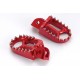 Estriberas Off Road rojo Honda