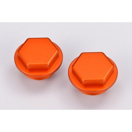 Tapa deposito bomba freno trasero naranja Ktm