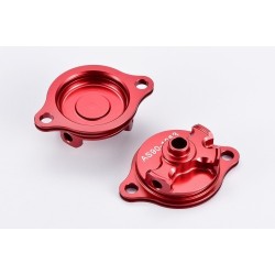 Tapa filtro de aceite rojo Honda