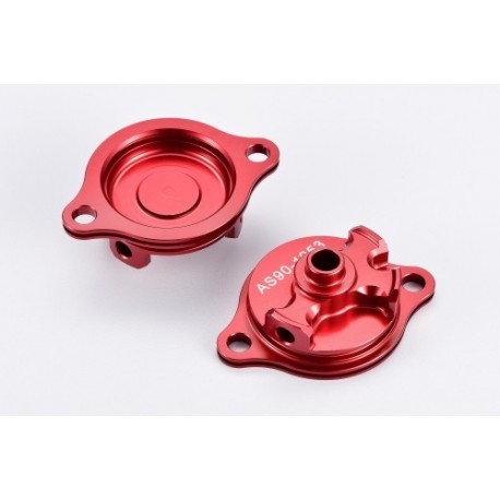 Tapa filtro de aceite rojo Honda