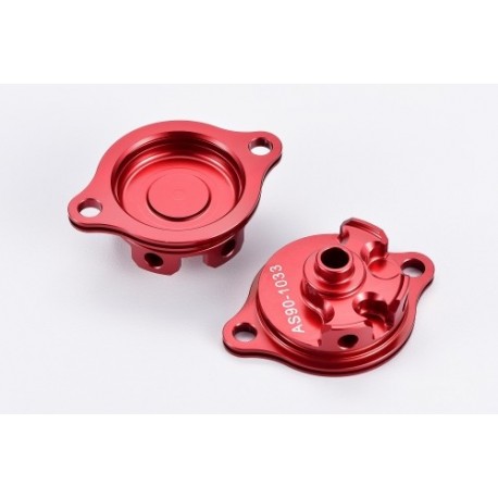 Tapa filtro de aceite rojo Honda