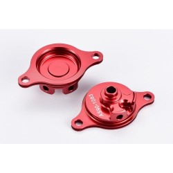 Tapa filtro de aceite rojo Honda