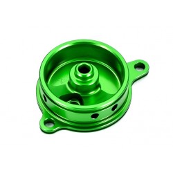 Tapa filtro de aceite verde Kawasaki