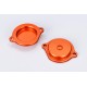 Tapa filtro de aceite naranja Ktm