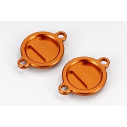 Tapa filtro de aceite naranja Ktm