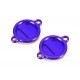 Tapa filtro de aceite azul Husqvarna 14-15
