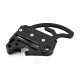 Protector de disco trasero con soporte de pinza negro