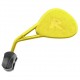 Retrovisor izdo Enduro con brida. Amarillo