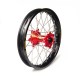 Rueda completa Haan Wheels aro negro 18-2,15 buje rojo 1 116012/3/6