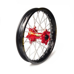 Rueda completa Haan Wheels aro negro 18-2,15 buje rojo 1 116012/3/6
