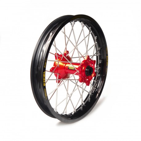 Rueda completa Haan Wheels aro negro 18-2,15 buje rojo 1 116012/3/6